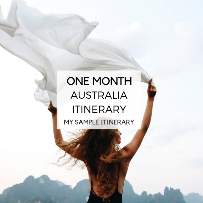 One Month Australia Itinerary: My Sample Itinerary. thinkmaverick