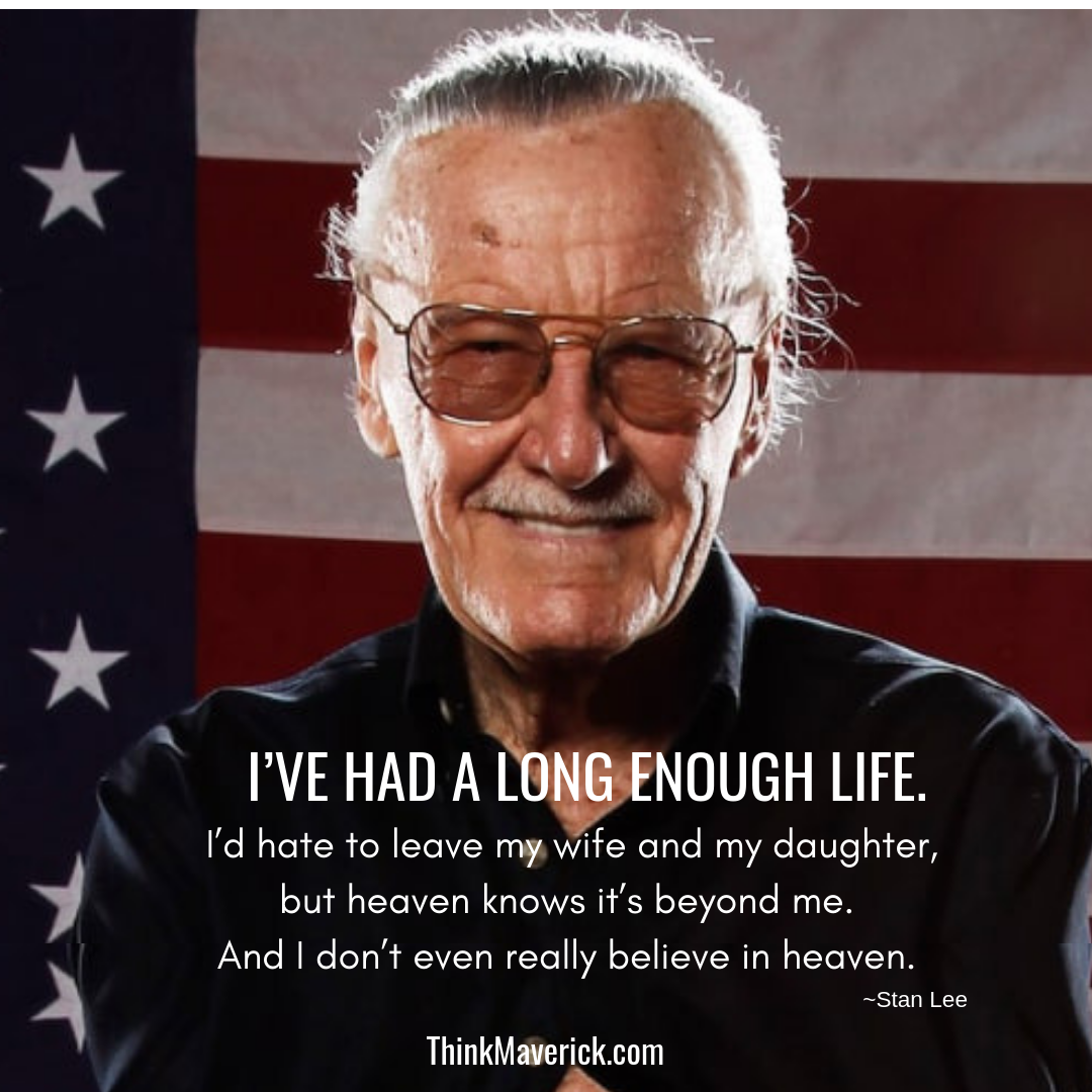 10 Best Inspirational Stan Lee Quotes on Life, Death and Success. Thinkmaverick