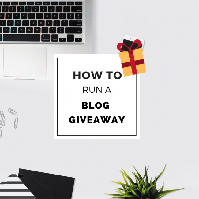 how to run a blog giveaway for free. thinkmaverick