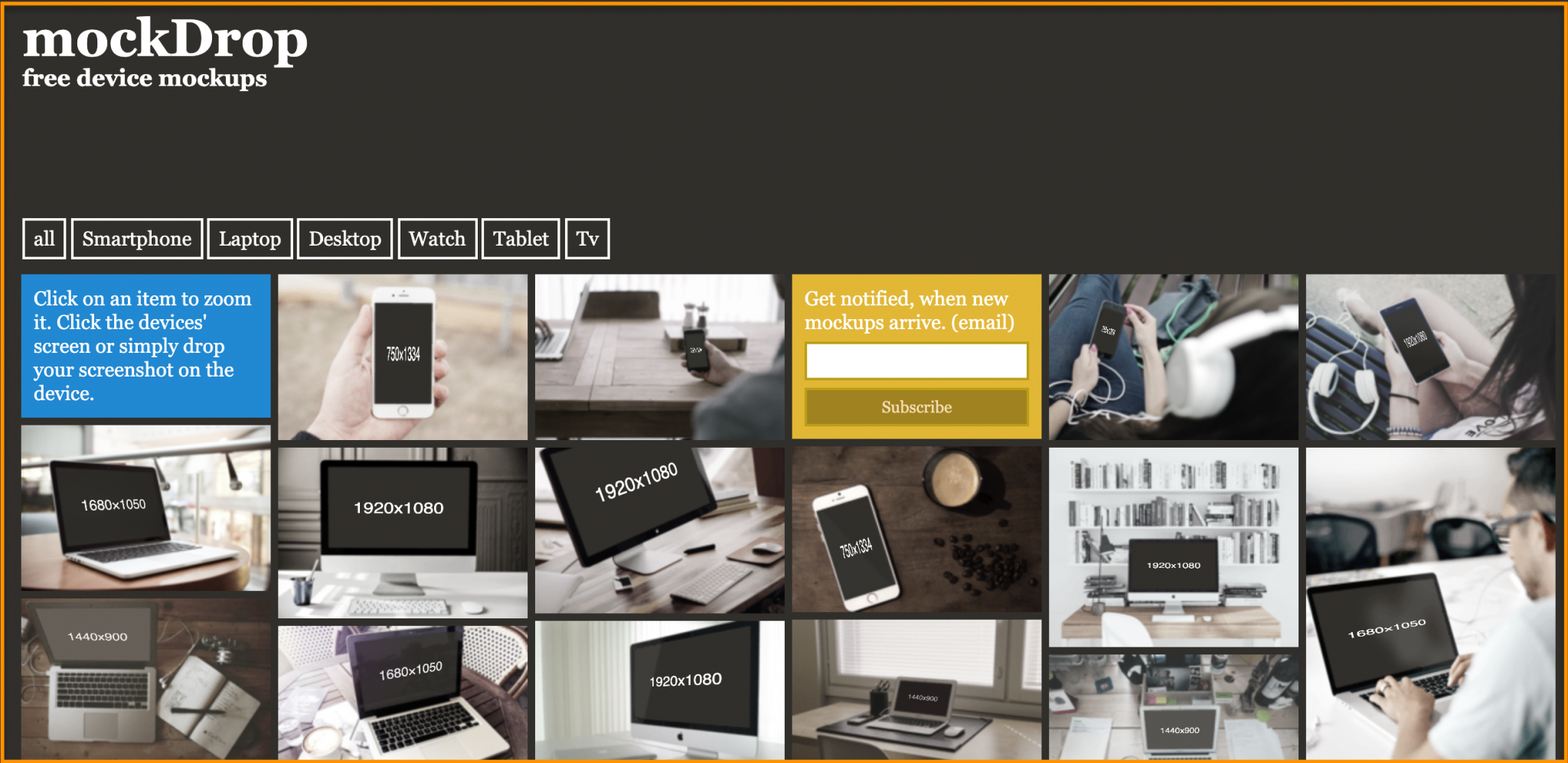 Download Mockup Zoom Yellowimages