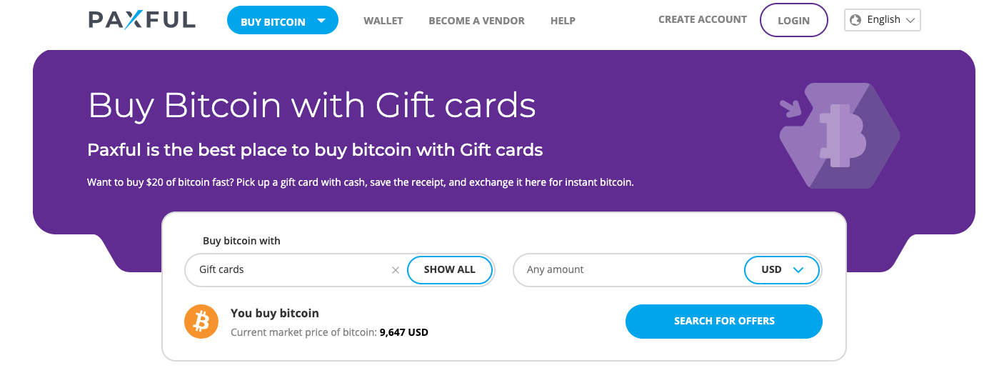 buy gift card bitcoin instantly credit