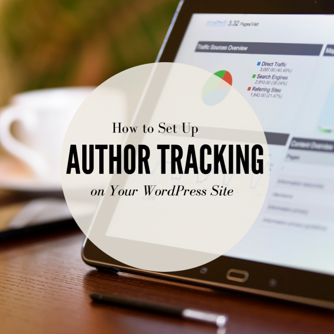 How To Set Up Author Tracking On Your WordPress Site by MonsterInsights. thinkmaverick