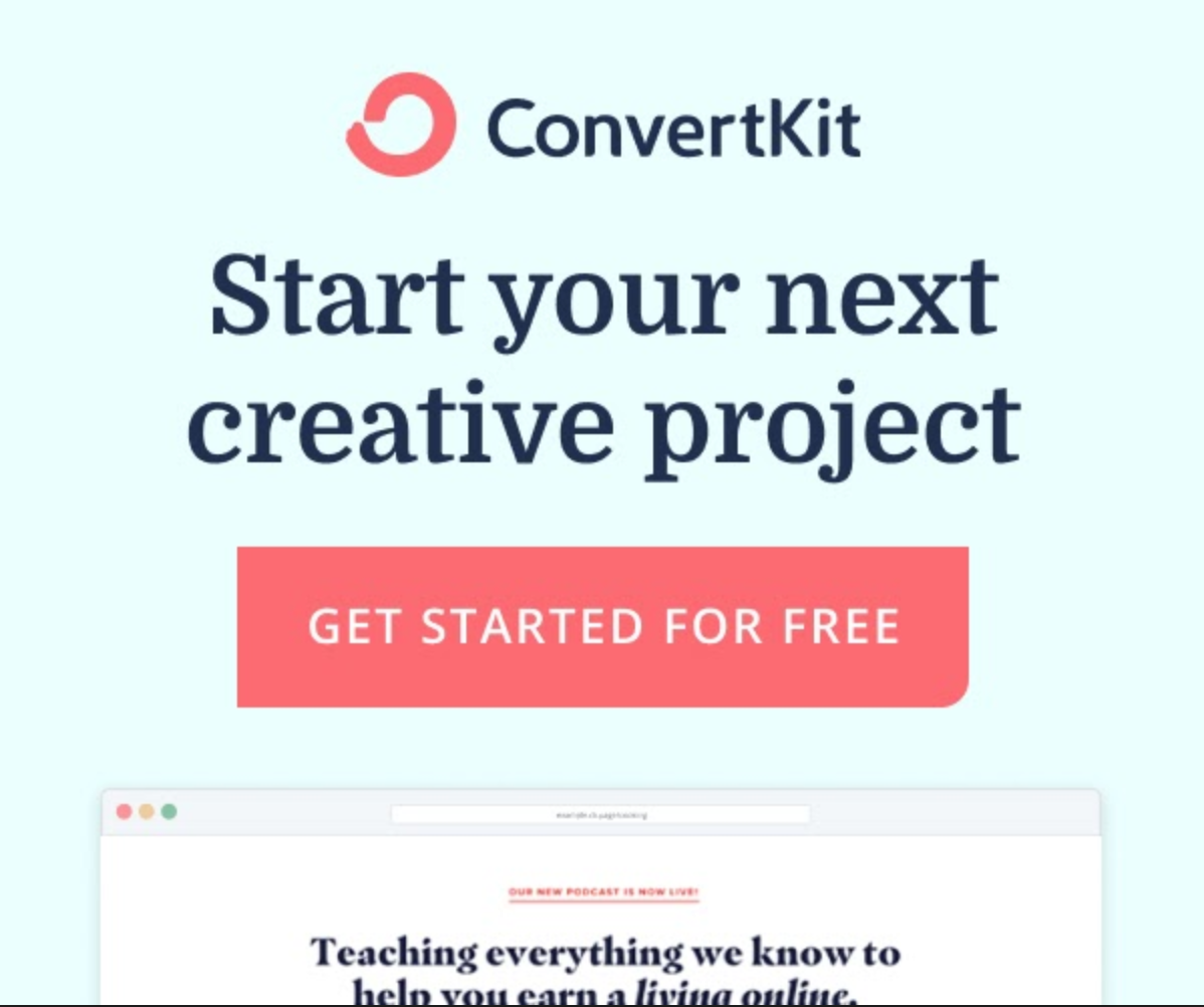 Join Convertkit for free