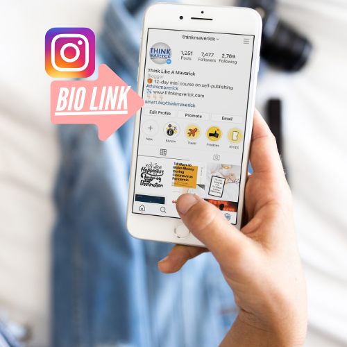 What is a Link in Bio Tool? Free Way to Drive Traffic from Instagram. thinkmaverick