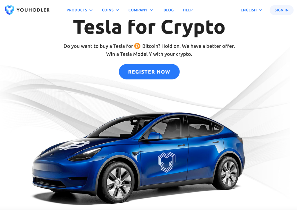 Get Tesla for Bitcoin. thinkmaverick
