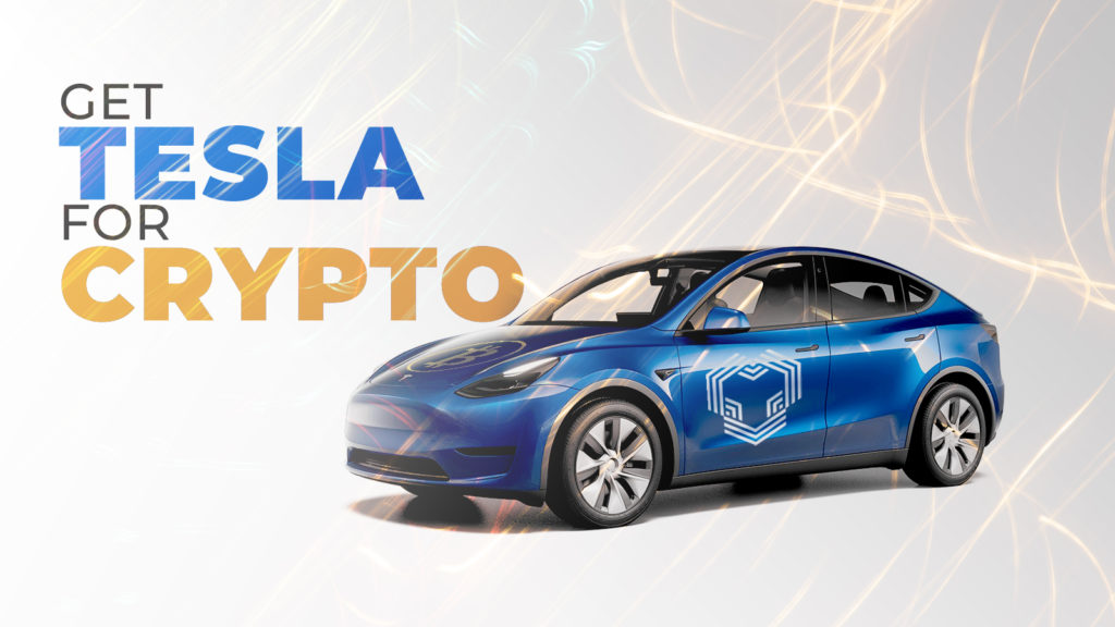 Get Tesla for Bitcoin. thinkmaverick