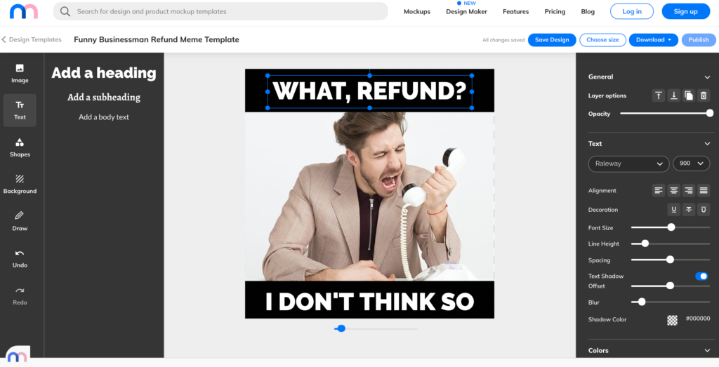 Funny Businessman Refund Meme Template - Mediamodifier