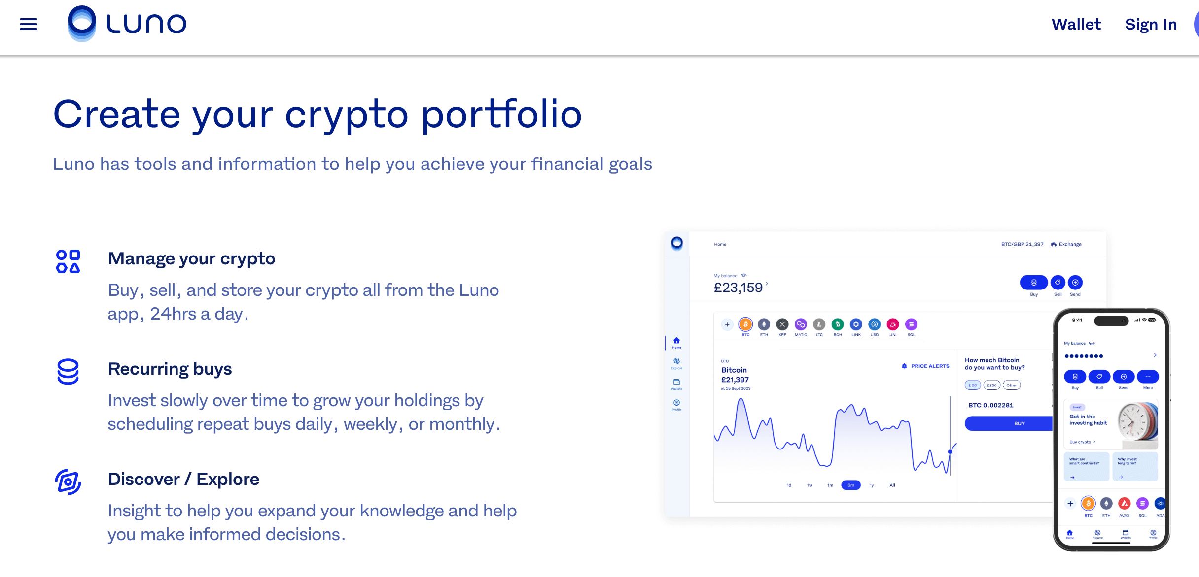 Luno DCA bitcoin